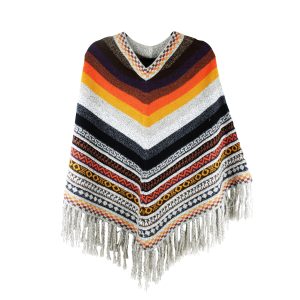 poncho de lana de alpaca