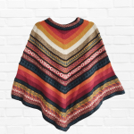 poncho de lana de alpaca para mujer